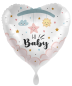 Preview: Folienballon - Hi Baby - ø 43cm